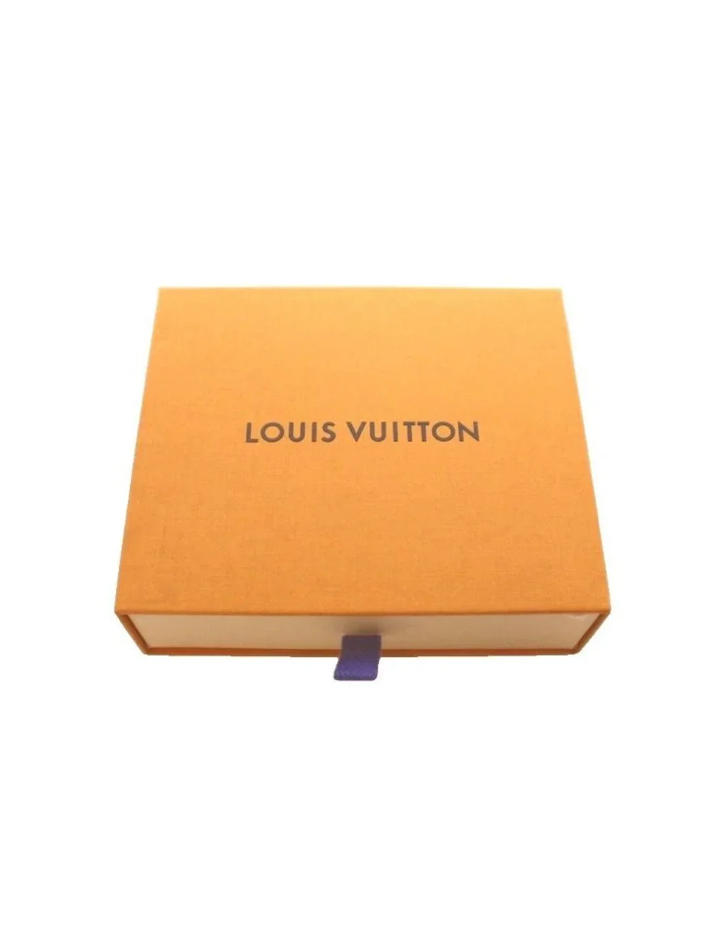 Louis Vuitton Coin Case Wallet Card Brown Snap Button Monogram Pattern RI